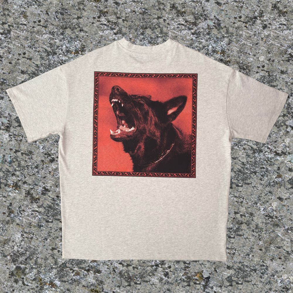 Static Hound Tee - Grey Marle